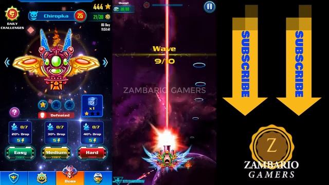 Alien Shooter Level 100 | Galaxy Attack | Chiropka Boss | Boss Mode Level 25 | Zambario Gamers смотреть онлайн