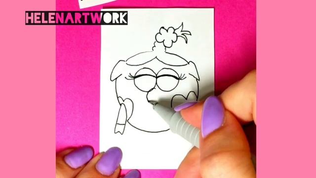 Рисуем Нюшу из Смешариков смотреть онлайн