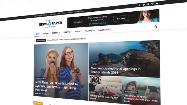 Newspaper 6 Premium Wordpress Theme by TagDiv [Discount Price] смотреть онлайн