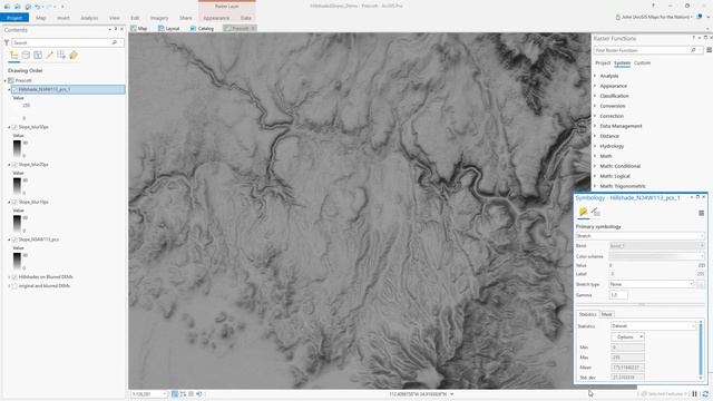 Multiscale Hillshade: How to hack ambient occlusion and terrain curvature in ArcGIS Pro смотреть онлайн