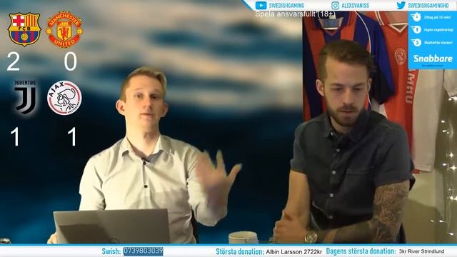 LIVE-STREAM | CHAMPIONS LEAGUE BARCELONA - MAN U & JUVENTUS - AJAX | LIVE STUDIO смотреть онлайн
