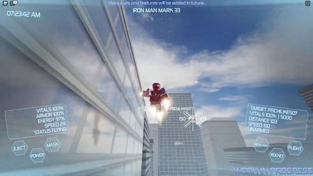 Симулятор #IRON MAN SIMULATOR 2# в #ROBLOX# смотреть онлайн