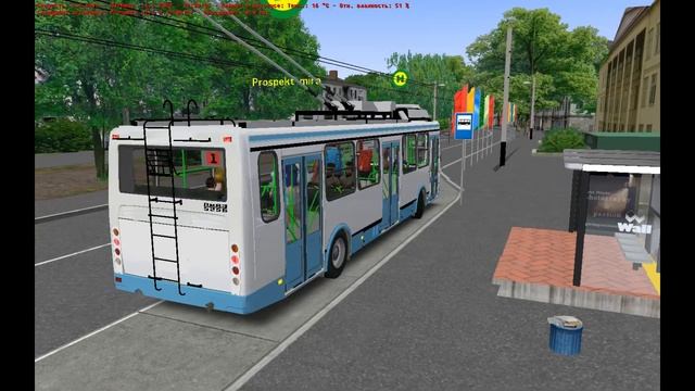 ВЗТМ-5280 на первом маршуте в Броницине | OMSI II смотреть онлайн
