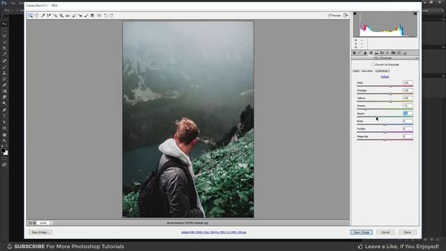VSCO Effect in Photoshop | Deep Green Color Effect смотреть онлайн