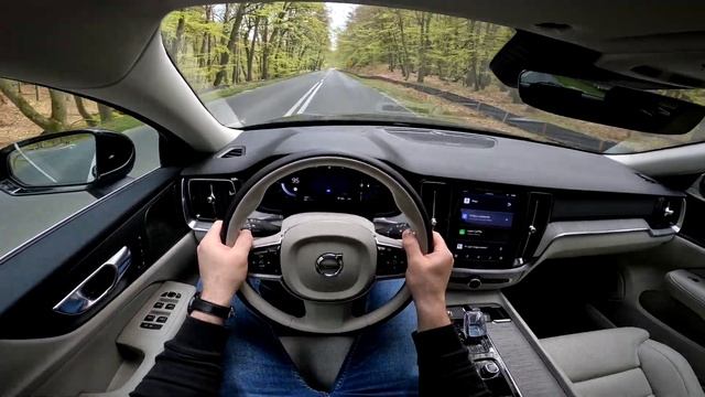 Volvo V60 B3 Mild Hybrid 163 KM Bright Plus (2023) - POV Drive | Project Automotive смотреть онлайн