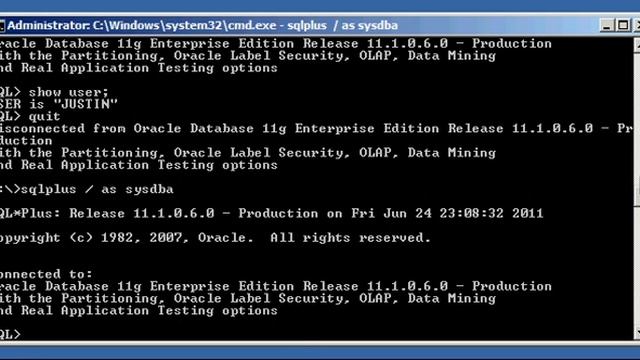 Oracle DBA Justin - How to put an Oracle database in restricted session mode смотреть онлайн