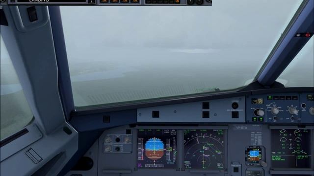 Airbus A319 Landing Tutorial/Заход на посадку Аирбас А319
