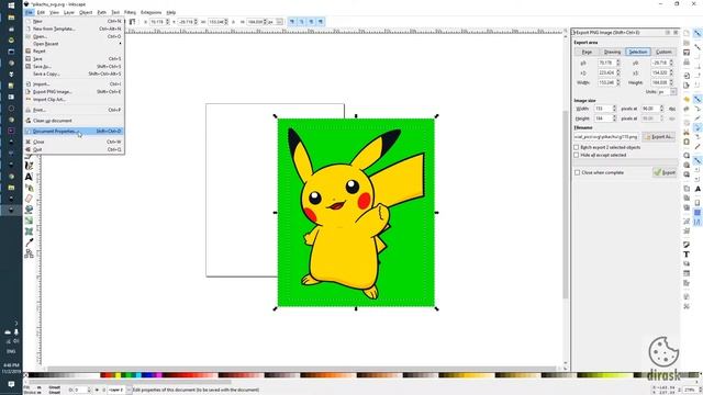 Inkscape How To Add Background To The SVG Image