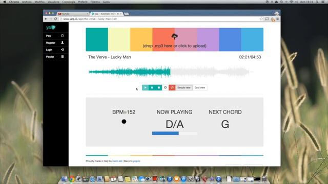 How to play Lucky man by the Verve - Chords смотреть онлайн
