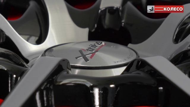 Литые диски X'trike X-104 цвет BK/FP | КОЛЕСО.ру смотреть онлайн