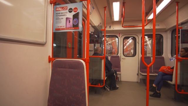 Czech Republic, Prague, metro ride from Depo Hostivař to Želivského смотреть онлайн