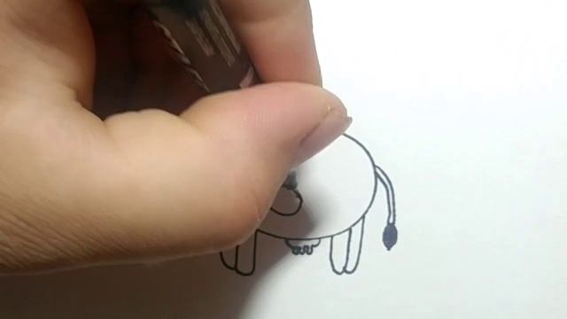 Как нарисовать корову смотреть онлайн