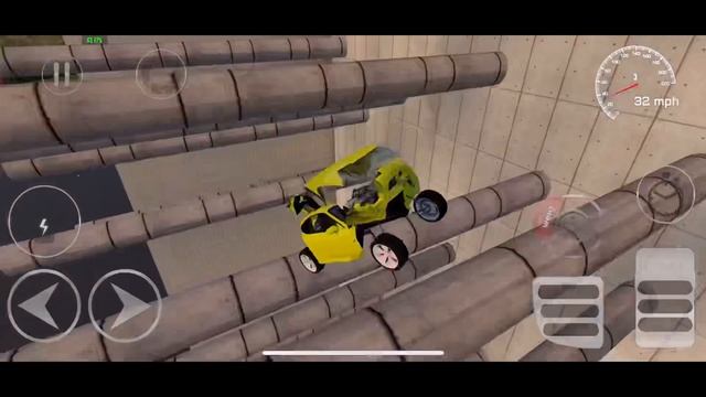 Car crash front and back, Car wallfall, Car battle in arena! #game #cargames смотреть онлайн