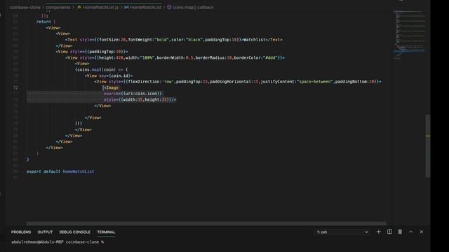 Coinbase clone in react native - Home PART 2 !!! смотреть онлайн