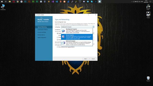 Установка новой версии MySQL Workbench на Windows 10.