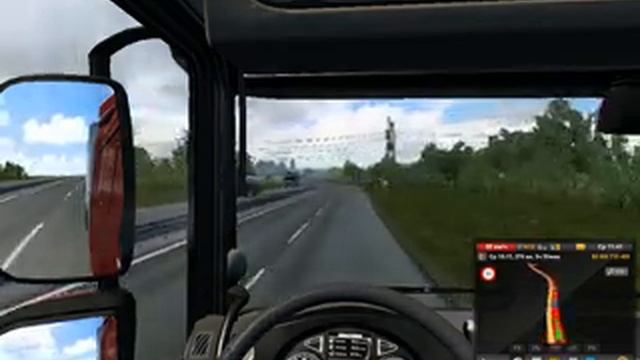 Euro Truck Simulator 2 1.43, РЕЙС НИЖНИЙ НОВГОРОД, МОСКВА смотреть онлайн