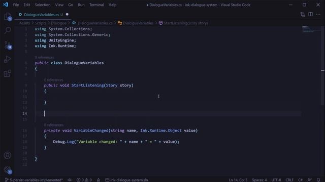 How to persist variables across multiple Ink stories (Variable Observer) | Unity + Ink tutorial смотреть онлайн