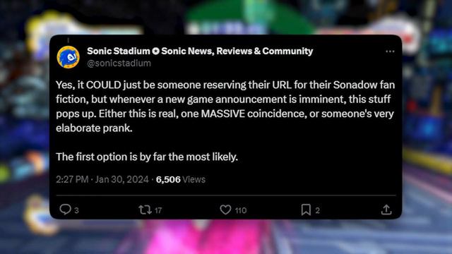 Sonic X Shadow Generations Officially CONFIRMED! (Yes That's The Name) смотреть онлайн