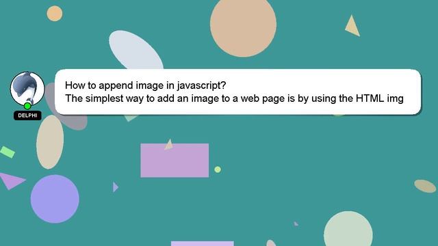 How to append image in javascript? смотреть онлайн