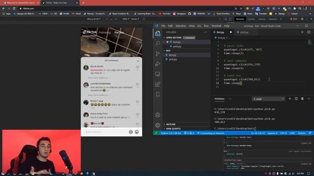 How to build a bot that comments automatically on Tiktok смотреть онлайн