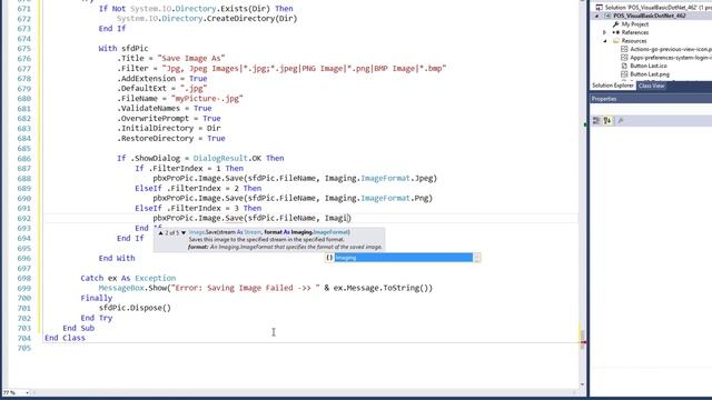 VB.Net - How to Save Image From PictureBox to JPG PNG BMP Image Formats смотреть онлайн