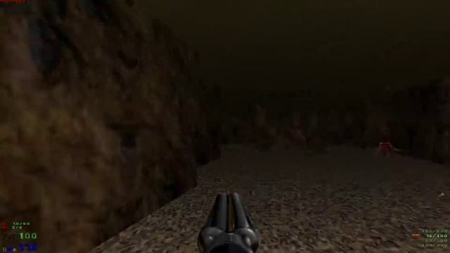 Doom 2 All Hell is Breaking Loose - allhell.zip - MAP04 Cave of Death смотреть онлайн