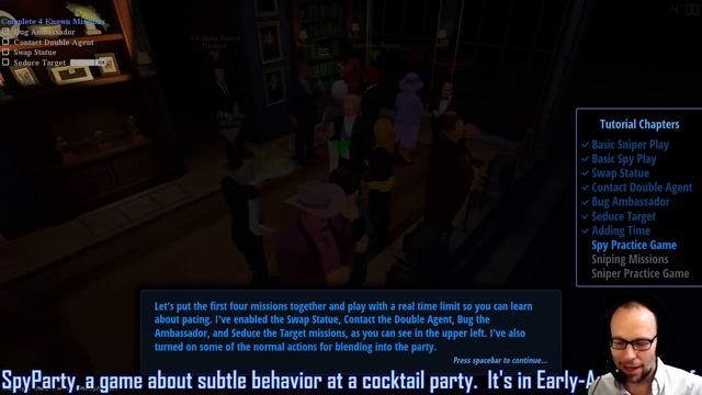 New SpyParty Tutorial Design Commentary смотреть онлайн