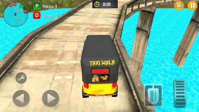 tuk tuk rickshaw driving games 2021 - Offroad Best Simulator Games - Android Gameplay смотреть онлайн
