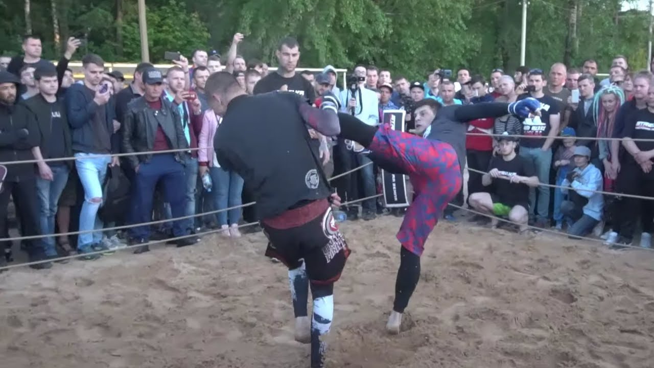 ПУЛЕМЁТЧИК против профика ММА !!!! Зверский бой !!!