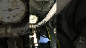 Насос  ГУР номер 2. Замер давления.