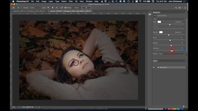 Point Lighting Effect-Adobe Photoshop смотреть онлайн