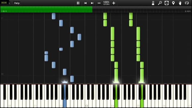 The House of The Rising Sun - Synthesia Piano Tutorial смотреть онлайн
