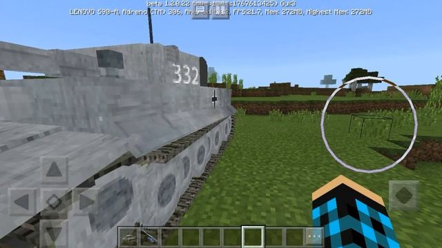 Настоящий Танк Тигр-1 в Minecraft 1.2 Beta 7! смотреть онлайн