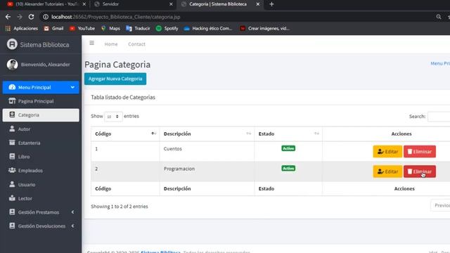 CÓDIGO - SISTEMA BIBLIOTECA CON SQL SERVER | ARQUITECTURA SOA смотреть онлайн