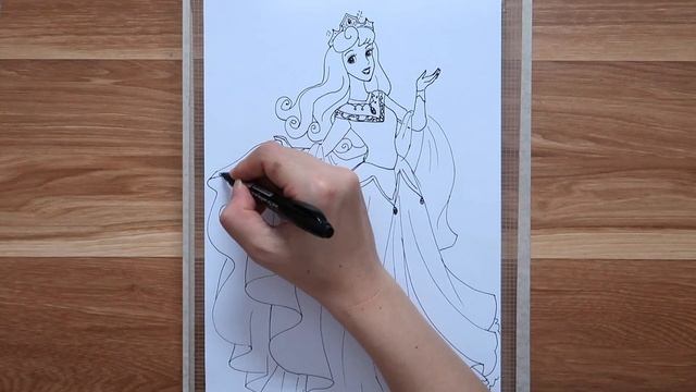 How to Draw Sleeping Beauty / Disney Princess / Cách vẽ Công chúa ngủ trong rừng смотреть онлайн