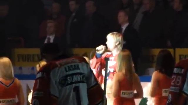 Samu Haber(Sunrise Avenue) @ IFK-Jokerit ~*Finnisch national anthem*~ смотреть онлайн