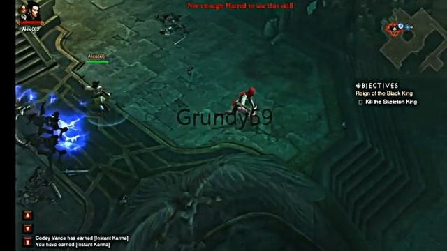DIABLO III: - GAMEPLAY secret achievement guide boss skeleton king ACT 1 Demon hunter Wizard BETA смотреть онлайн