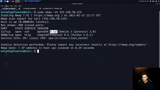 Como Hacer Un Análisis Táctico de Redes Usando Nmap | Kali Linux | Raspberry Pi смотреть онлайн