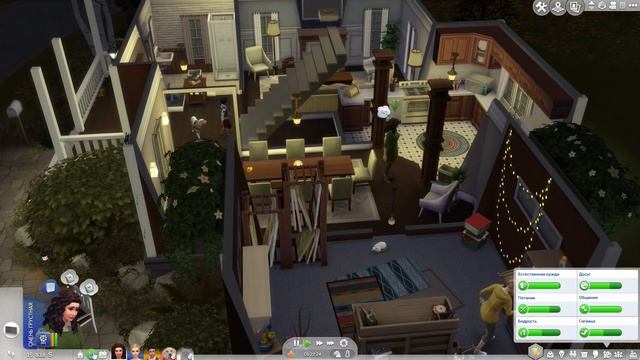 The Sims 4 Времена года #6 ЗИМААААА! смотреть онлайн