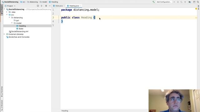 Social Distancing Simulation in JavaFX: 1 - State, Position, Heading смотреть онлайн