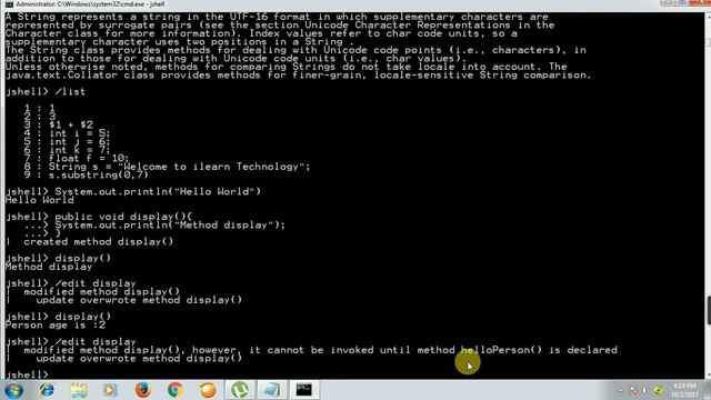 What is JShell ? | Practical explanation of JShell | Java 9 feature JShell | JShell | REPL смотреть онлайн