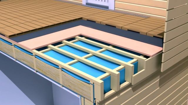 Плоская кровля для каркасного дома. Пирог для плоской кровли с "клинами" из пенополистирола.