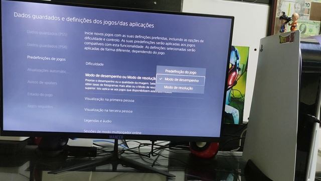 Como ativar 120 FPS no ps5 monitor 165 htz em pleno 2023 смотреть онлайн