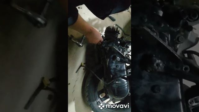 Хонда дио 34 замена поршневой смотреть онлайн