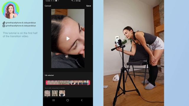 Head Spin TikTok Transition TUTORIAL | Step By Step смотреть онлайн