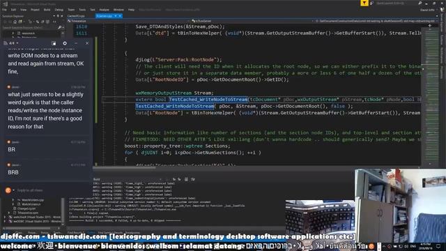 Live #programming (C++ lexicography and terminology software) смотреть онлайн