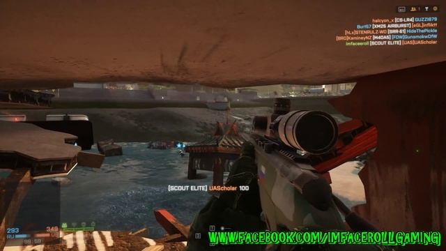 Battlefield game play SNIPING MADNESS!!! on the new PC desk mod 9 смотреть онлайн
