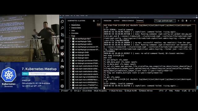 7. CNCF Kubernetes meetup || rook.io || Dávid Kőszeghy смотреть онлайн