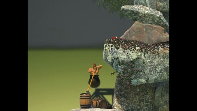 Опустился до самого дна - упал с горы в Getting Over It with Bennett Foddy #1 смотреть онлайн