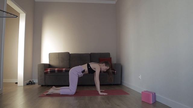 Адекватная мягкая РАСТЯЖКА / СТРЕТЧИНГ для начинающих! смотреть онлайн